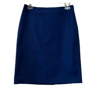 Cobalt blue fully lined skirt size 6 petite